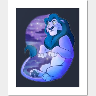 Ghost Mufasa Posters and Art